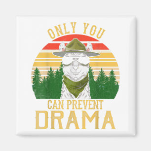 Imán Sólo tú puedes evitar el drama Llama Camping Vin