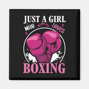 Imán Sólo Un Chica Al Que Le Encanta El Boxeo Fitness L