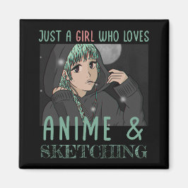 Imán Sólo un chica que ama a Anime y Skettering