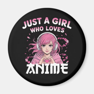 Imán Sólo un chica que ama el anime