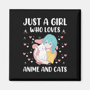Imán Solo un Chica que ama el anime y los gatos educan 
