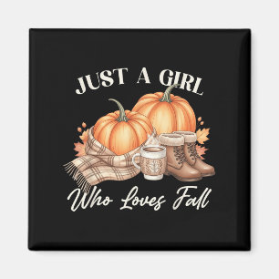 Imán Solo Un Chica Que Ama El Fútbol De Calabaza Caída 
