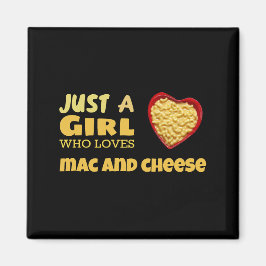 Imán Solo un chica que ama el mac y el queso