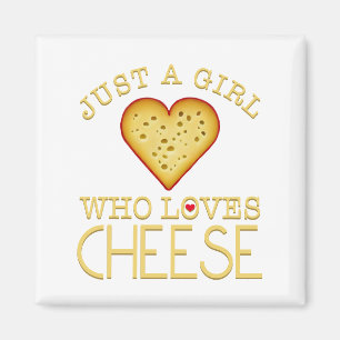 Imán Solo un chica que ama el queso