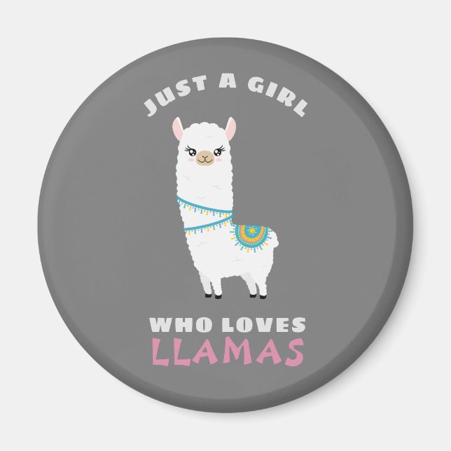 Imán Sólo un Chica que ama las Llamas (Frente)