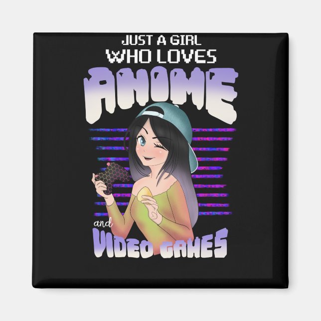 Imán sólo un chica que ama los videojuegos y el anime (Frente)