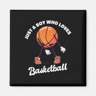 Imán Solo un chico al que le gusta el baloncesto - niño