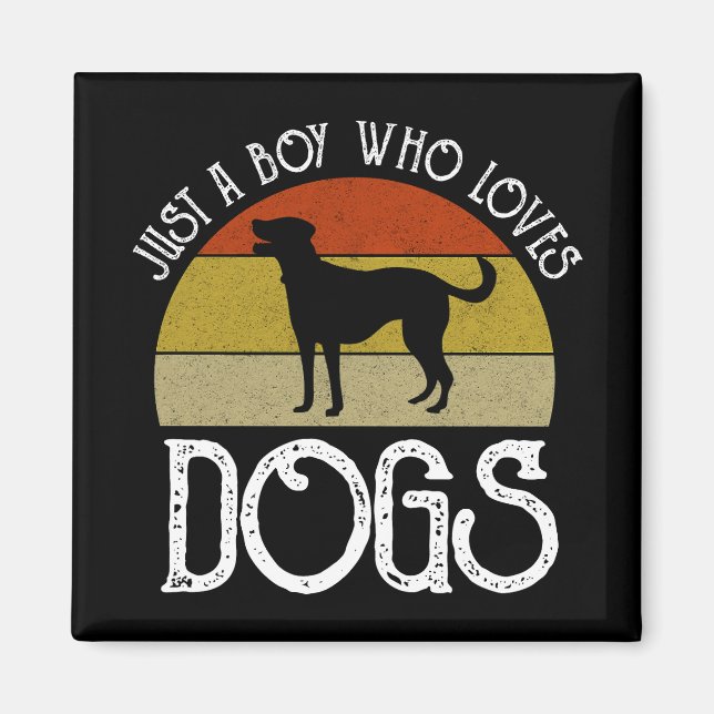 Imán Solo un chico que ama a los perros (Frente)