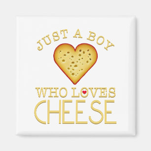 Imán Solo un chico que ama el queso