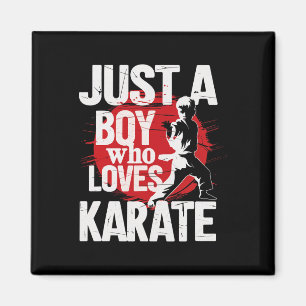 Imán Solo un chico que ama las artes marciales de Karat