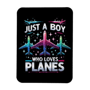 Imán Solo un chico que ama los aviones
