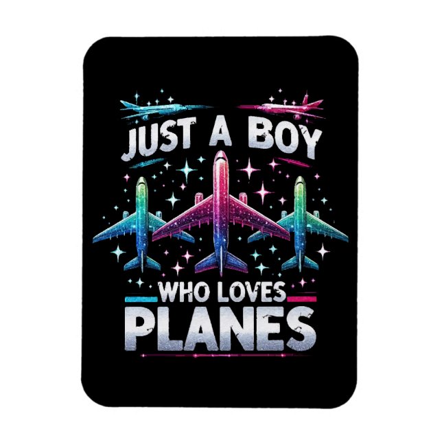 Imán Solo un chico que ama los aviones (Vertical)
