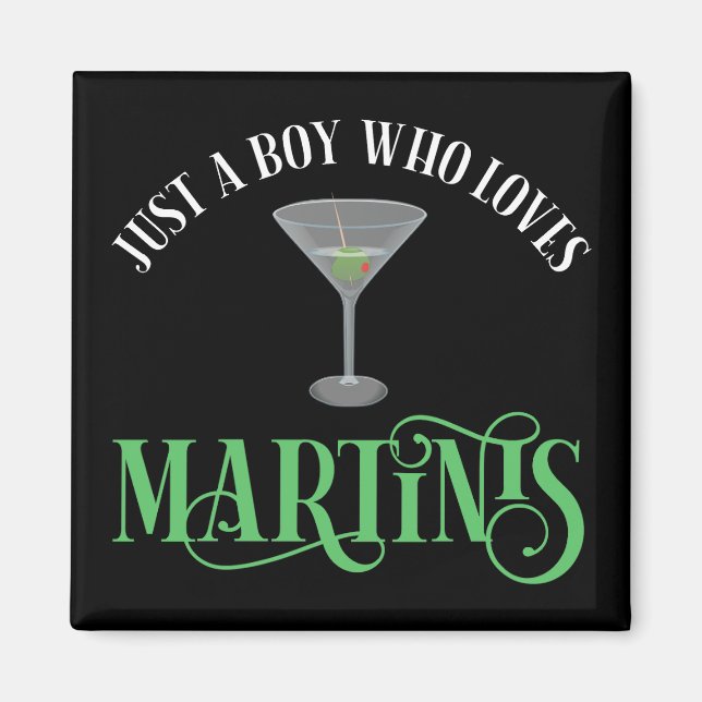 Imán Solo un chico que ama los Martinis (Frente)