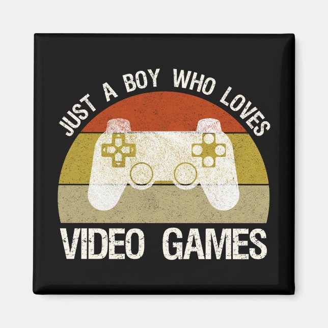 Imán Solo un chico que ama los videojuegos (Frente)