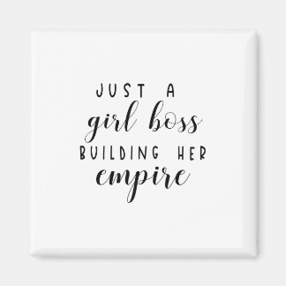 Imán Sólo un jefe chica construyendo su imperio