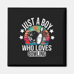 Imán Solo Un Niño Que Ama El Bowler