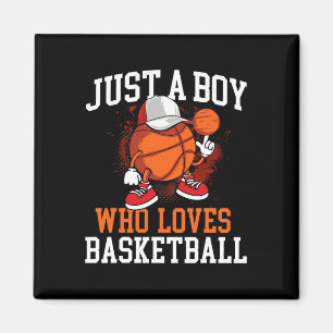 Imán Solo Un Niño Que Ama El Bysketbyll - Hoops De Juga