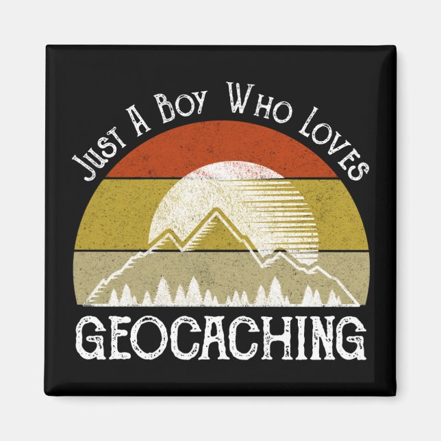 Imán Solo Un Niño Que Ama La Geocalización (Frente)
