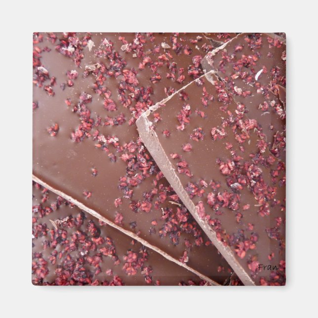 Imán sólo un poco de chocolate (Frente)