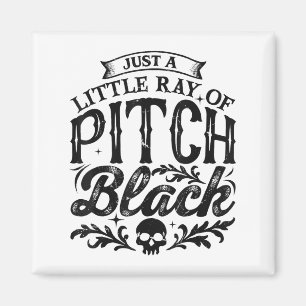 Imán Sólo Un Rayo De Pitch Black Spooky Season Hal