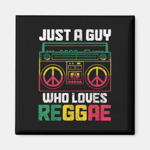 Imán Solo un tipo que ama la música reggae Jamaica Vint