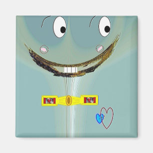 Imán "Sólo un vistazo y estás enganchado" Magnet de 2 p