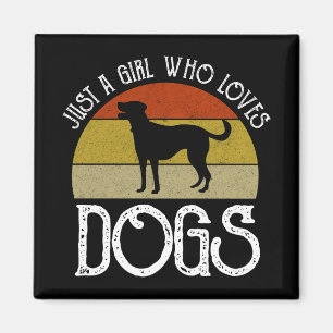 Imán Sólo Una Chica Que Ama A Los Perros
