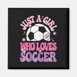 Imán Solo Una Chica Que Ama El Fútbol Jugadora De Fútbo