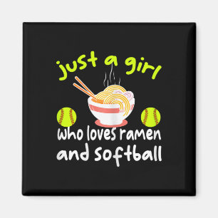 Imán Solo una chica que ama el Ramen y Softll divertido