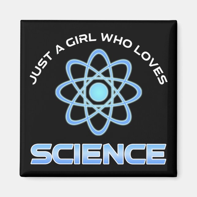 Imán Solo una chica que ama la ciencia (Frente)