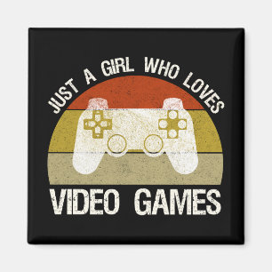 Imán Solo Una Chica Que Ama Los Videojuegos