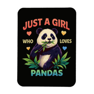 Imán Solo una chica que ama pandas lindo