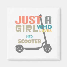 Imán Sólo una chica que ama su moto