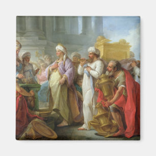 Imán Solomon antes de la Arca de la Alianza, 1747