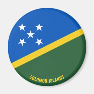 Imán Solomon Islands Flag Charming Patriotic