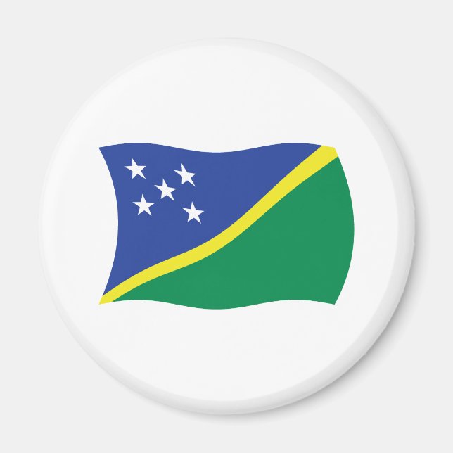 Imán Solomon Islands Flag Magnet (Frente)