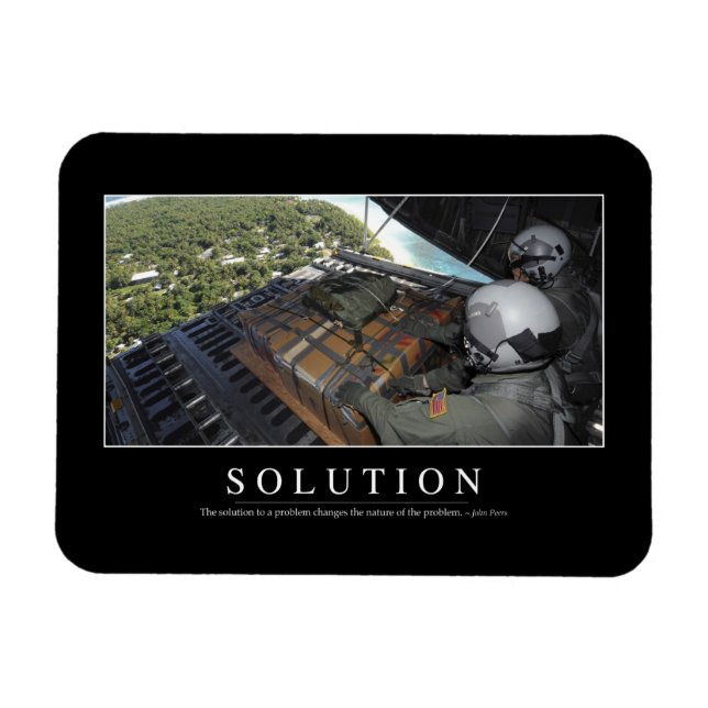 Imán Solución: comillas Inspiradoras 1 (Horizontal)