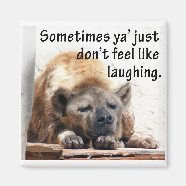 Imán Somber Hyena (Frente)