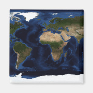 Imán Sombreado topográfico y batimétrico de tierra comp