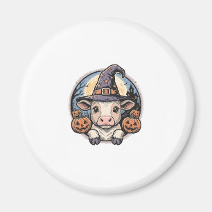 Imán Sombrero de bruja de ternera de Halloween lindo gr