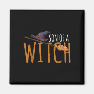 Imán Sombrero de Halloween del hijo de la bruja