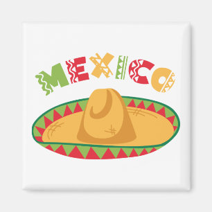 Imán Sombrero de México