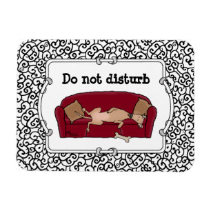 Imán Sombrero Greyhound (flautista) Perro Lazy Sleeping