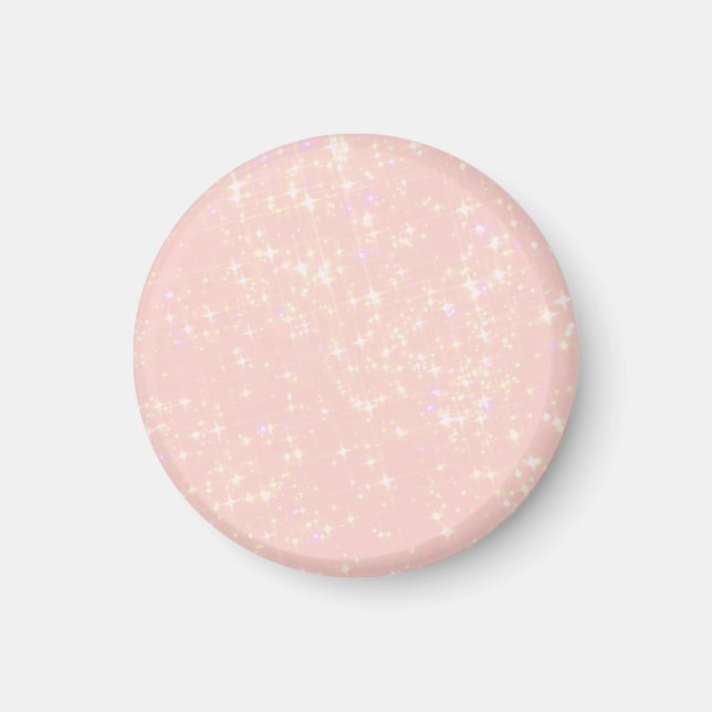 Imán Sombrero rosa Rubor - Añadir texto, monograma como (Frente)