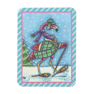 IMÁN SOMBRILLAS DE INVIERNO, MAGNETA DE NAVIDADES DE FL