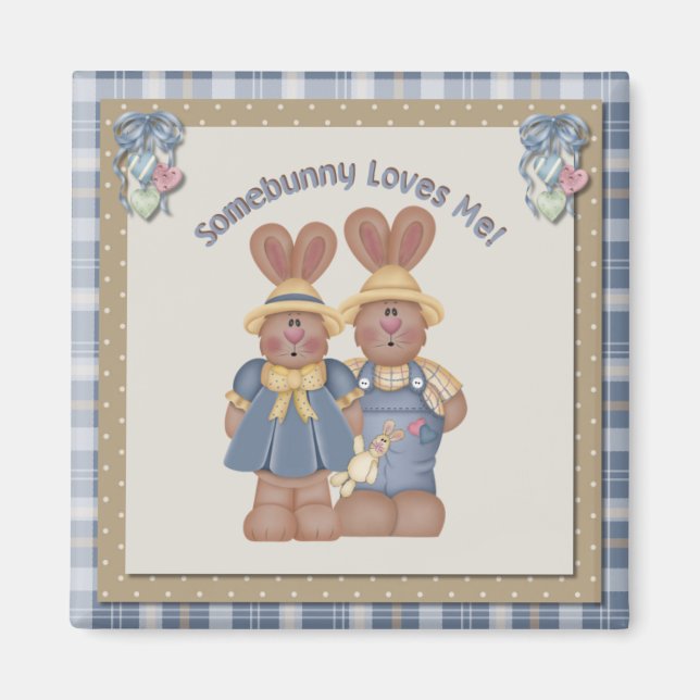 Imán Somebunny me ama - Magnet (Frente)