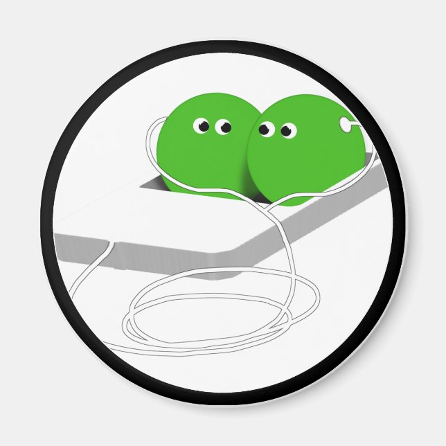 Imán Somos Como Dos Peas En Un Pod (Frente)