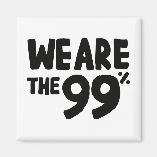 Imán Somos el 99% (Frente)