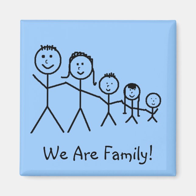 Imán ¡Somos Familia! -imán (Frente)