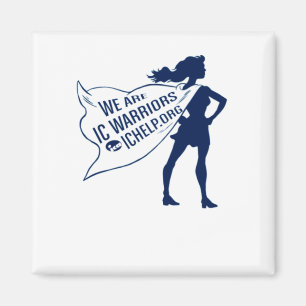 Imán Somos guerreros de la CI - superhéroe